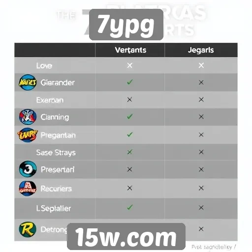 Comparativo entre 7ypg e outras plataformas de jogos